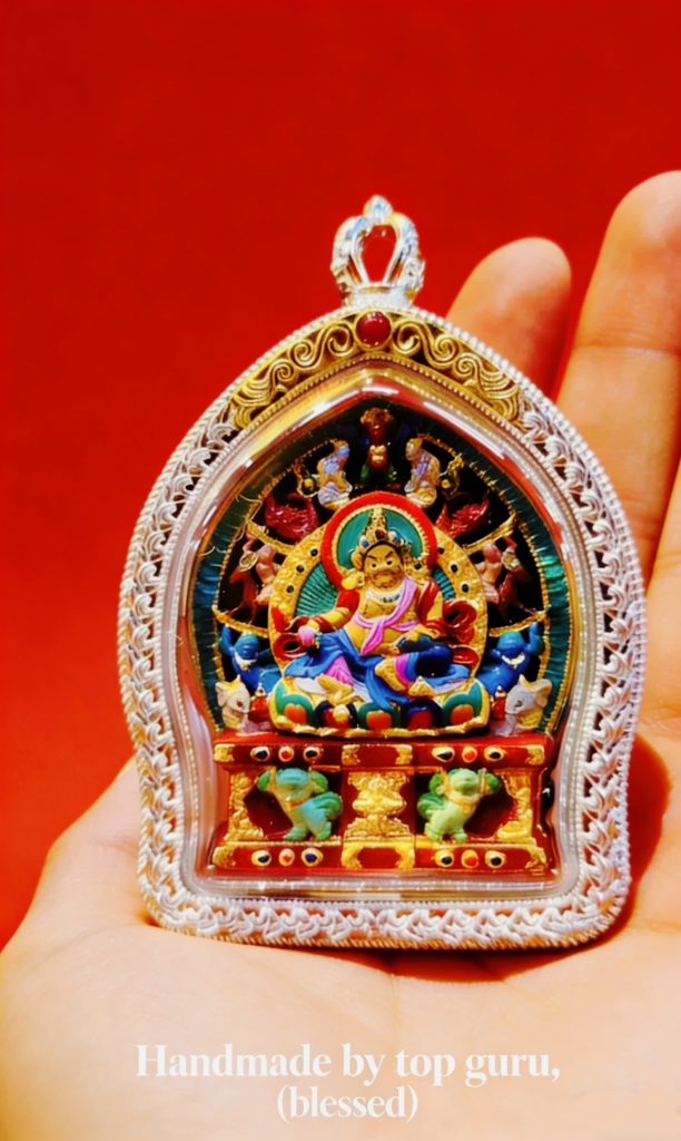 Ancient Tibetan Yellow Jambhala, Blessings & Wealth