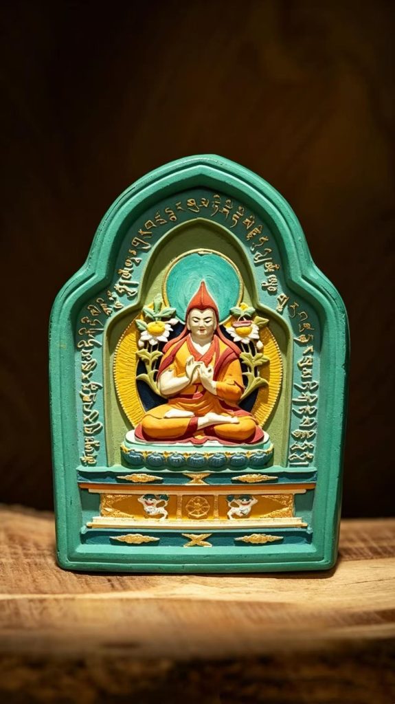 Je Tsongkhapa Thangka Desk Display