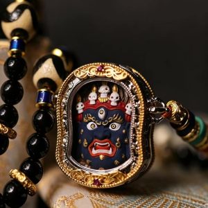 Hayagriva & Mahakala Dual Protection Amulet