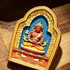 Amitayus (Longevity Buddha) Thangka Desk Display