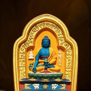 Medicine Buddha Thangka Desk Display