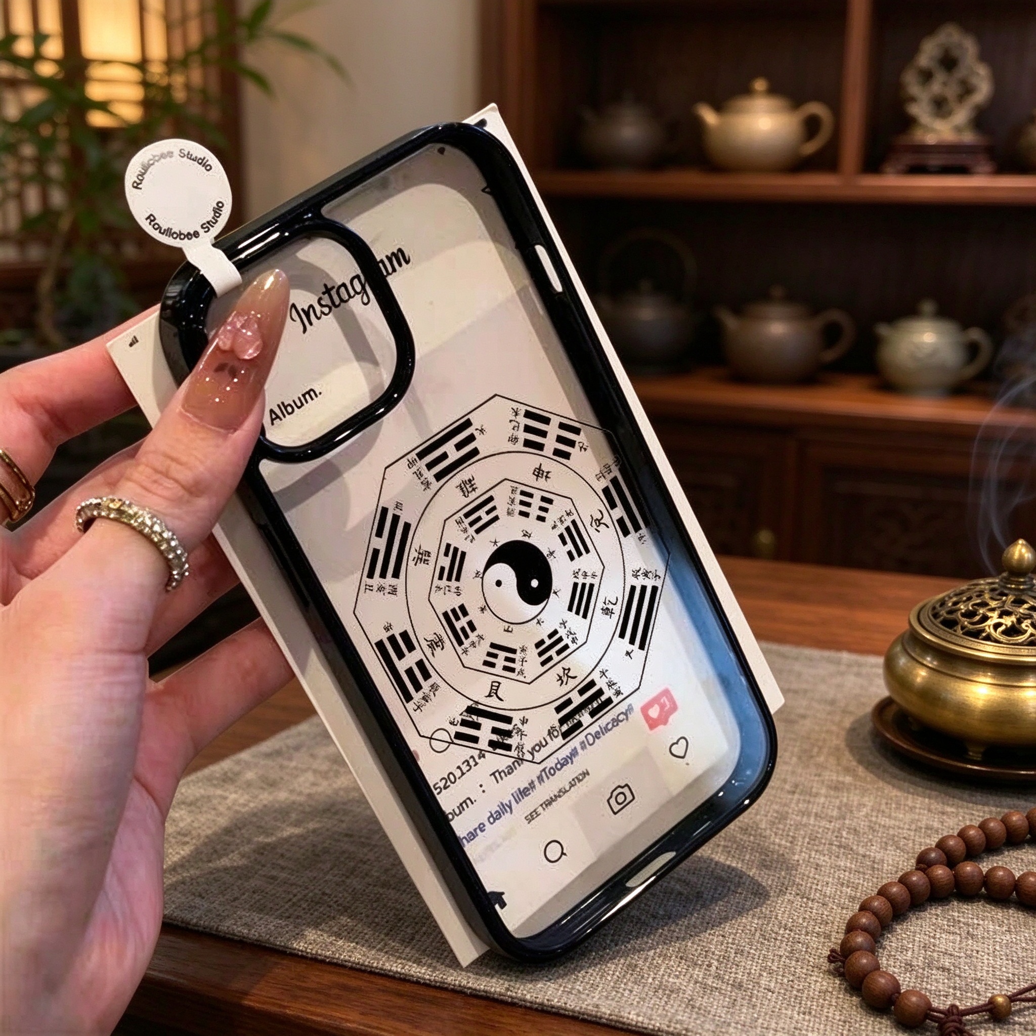 Taiji Balance — Bagua Art Phone Case